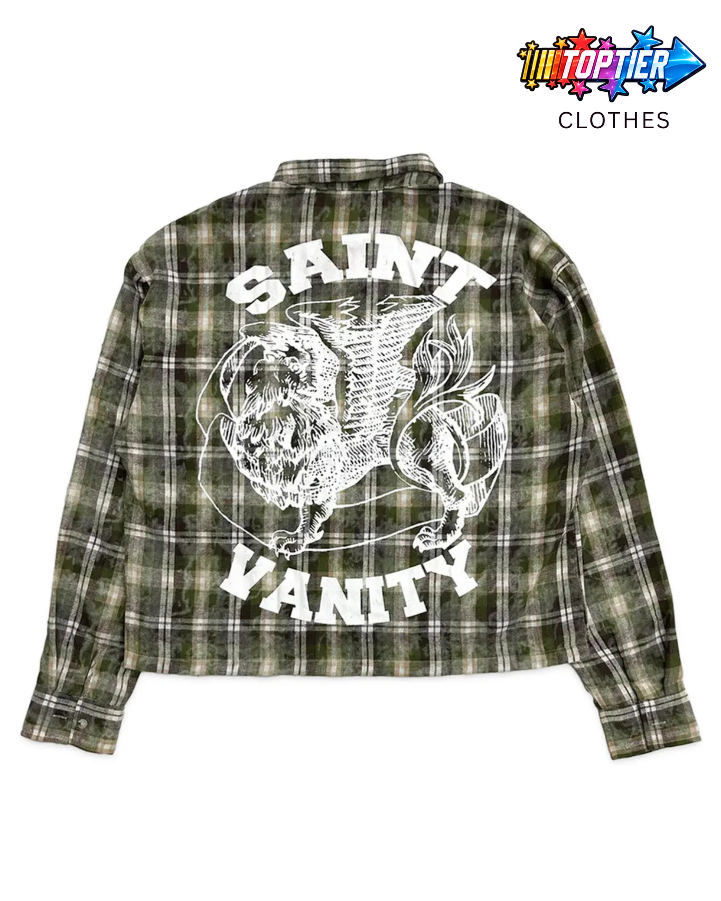 Saint Vanity Flannel Green/Brown