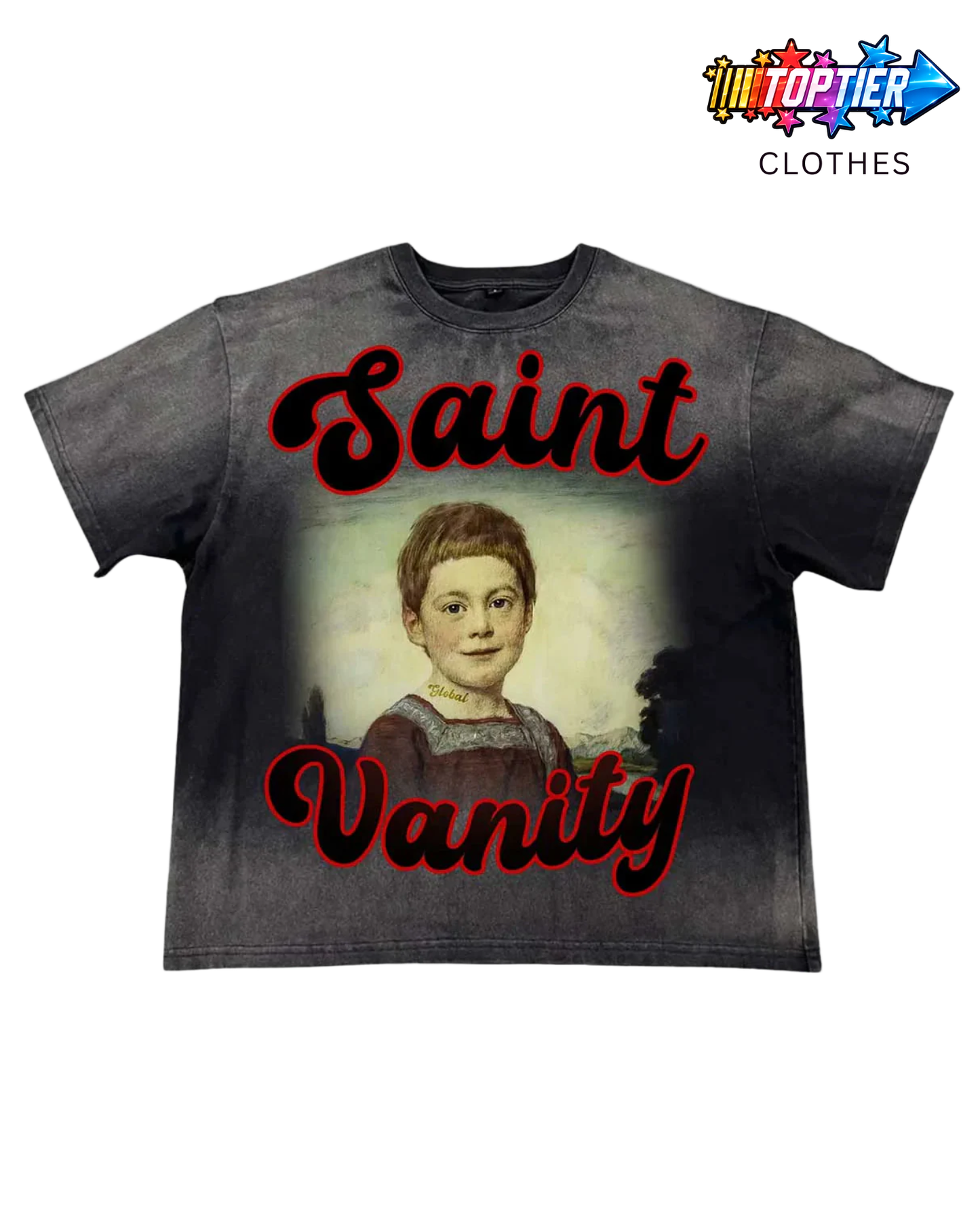 Saint Vanity Global 2.0 Tee Black