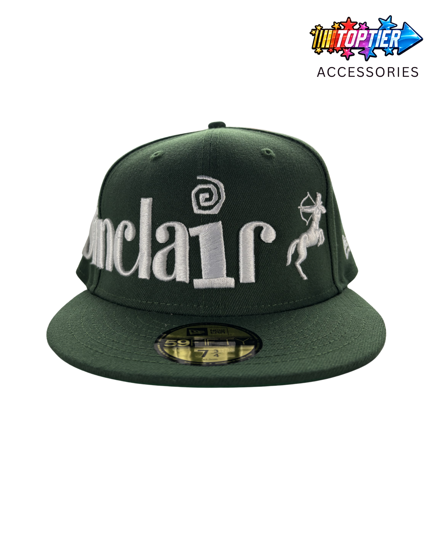 Sinclair x Interscope Records New Era Fitted Cap Green