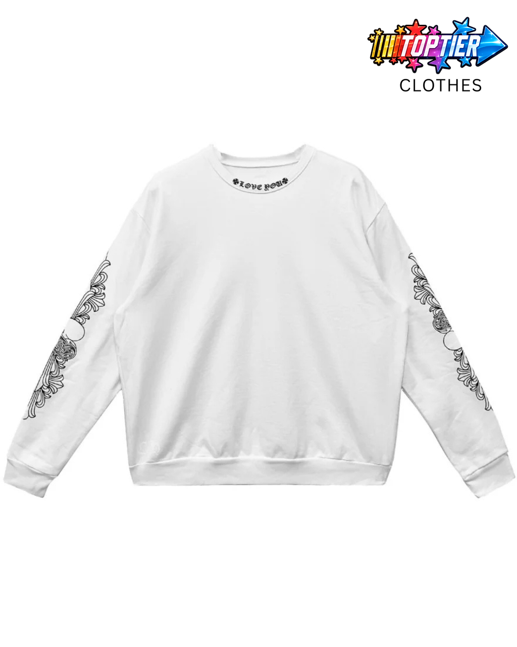 Chrome Hearts "Love You" Crew Sweatshirt