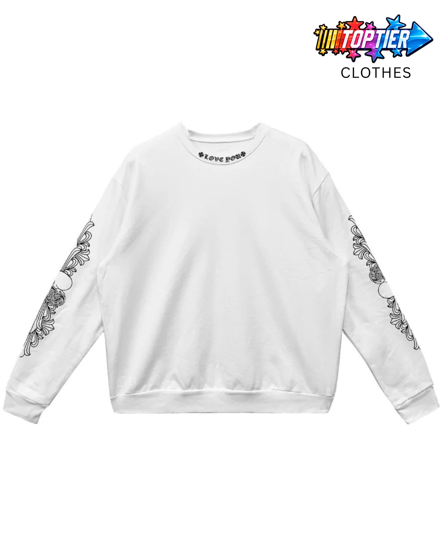 Chrome Hearts "Love You" Crew Sweatshirt