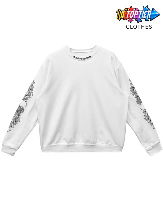 Chrome Hearts "Love You" Crew Sweatshirt
