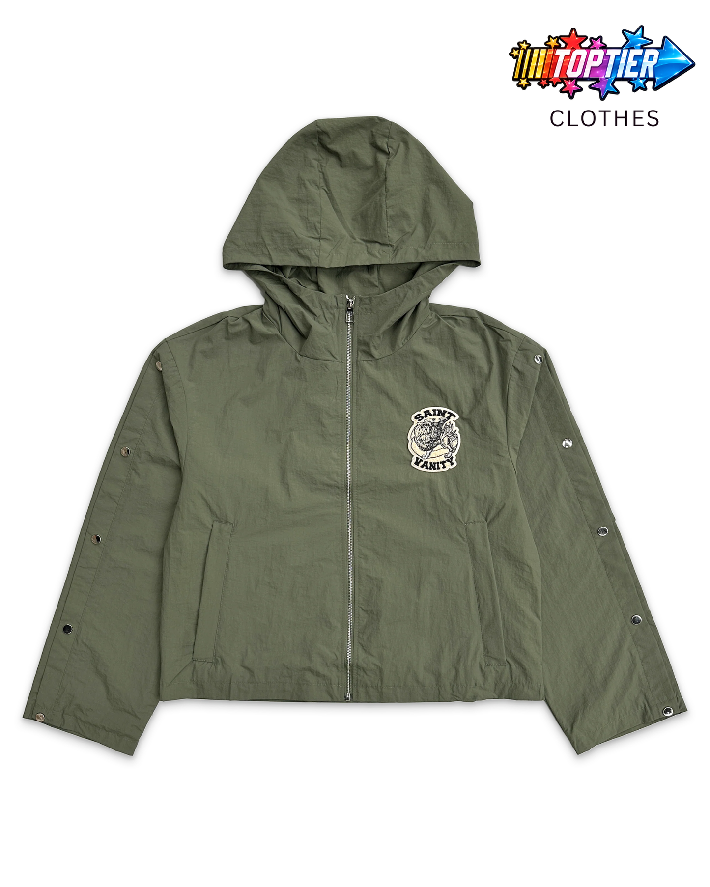 Saint Vanity Nylon Jacket Army Green