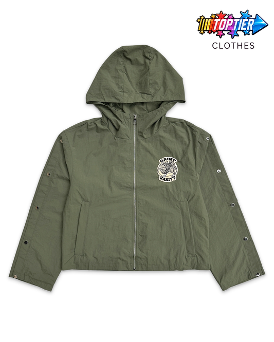 Saint Vanity Nylon Jacket Army Green
