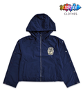 Saint Vanity Nylon Zip Up Jacket Midnight Blue
