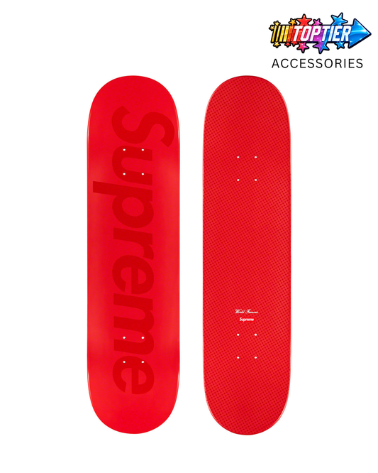 Supreme Red Tonal Box Logo Skateboard