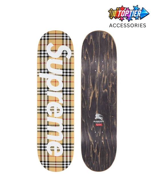 Supreme Burberry Biege Skateboard