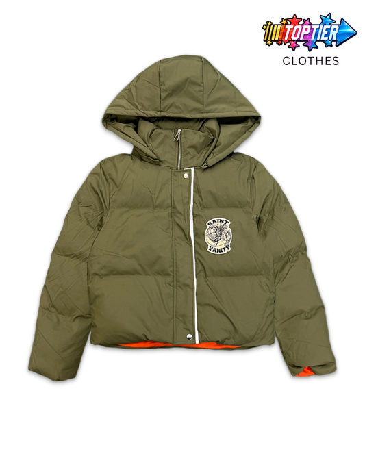 Saint Vanity Puffer Jacket Olive