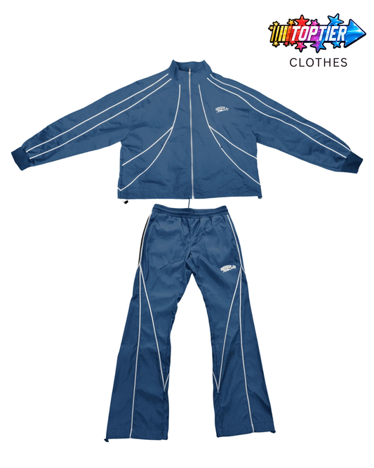 Roughplay Reflective Tracksuit Blue