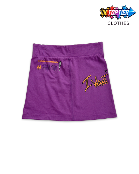 Chrome Hearts x Matty Boy Purple Skirt