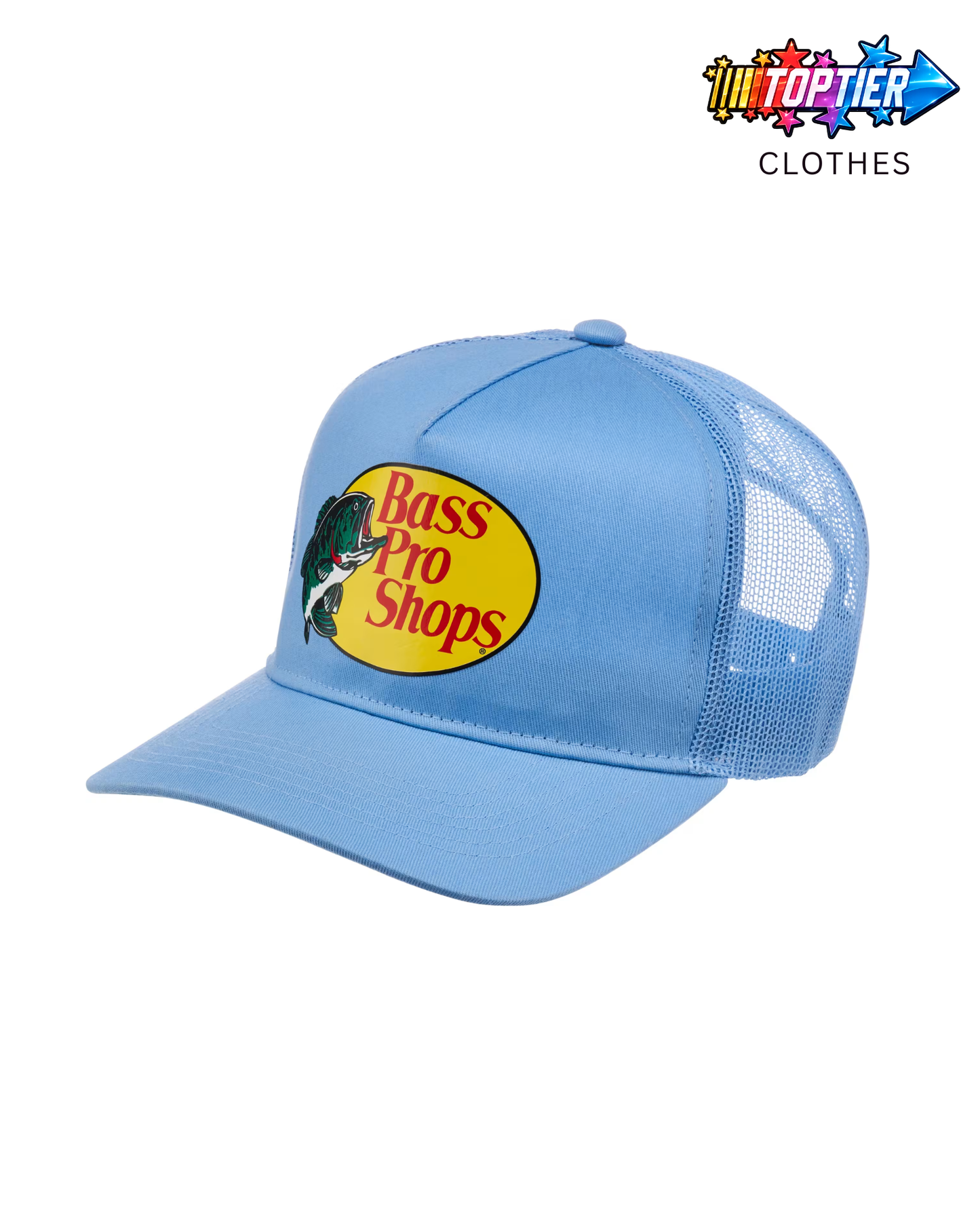 Bass Pro Shops Mesh Trucker Cap - Light Blue