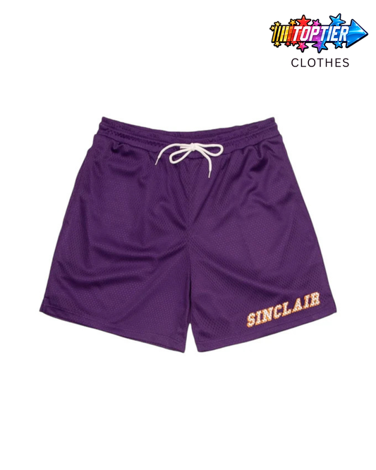 Sinclair Mesh Shorts - Purple/Orange