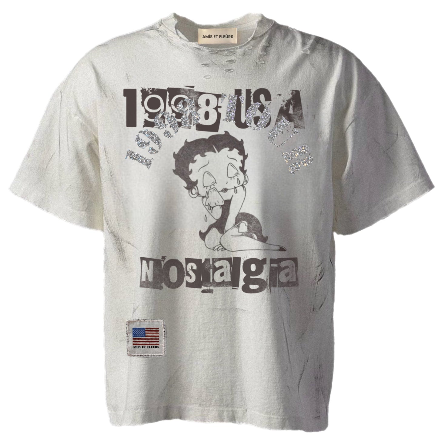 Amis et Fleurs "1998 Nostalgia" Tour Tee