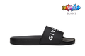 Givenchy Paris Flat Sandals "Black White" (2021)