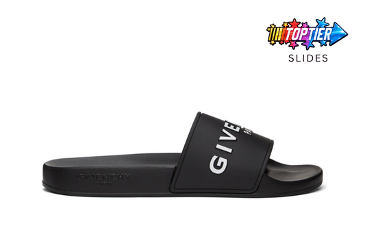 Givenchy Paris Flat Sandals "Black White" (2021)