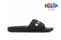 Marni Woven Logo Slides Black
