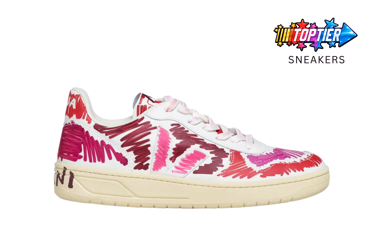 Veja V-10 "x Marni Multi Color Scribble" (2022)
