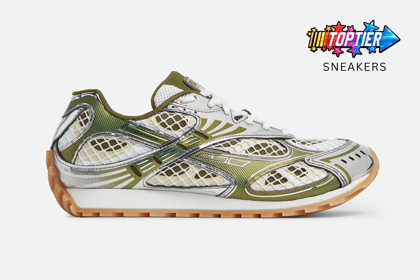 Bottega Veneta Mud White Orbit Sneaker Mens