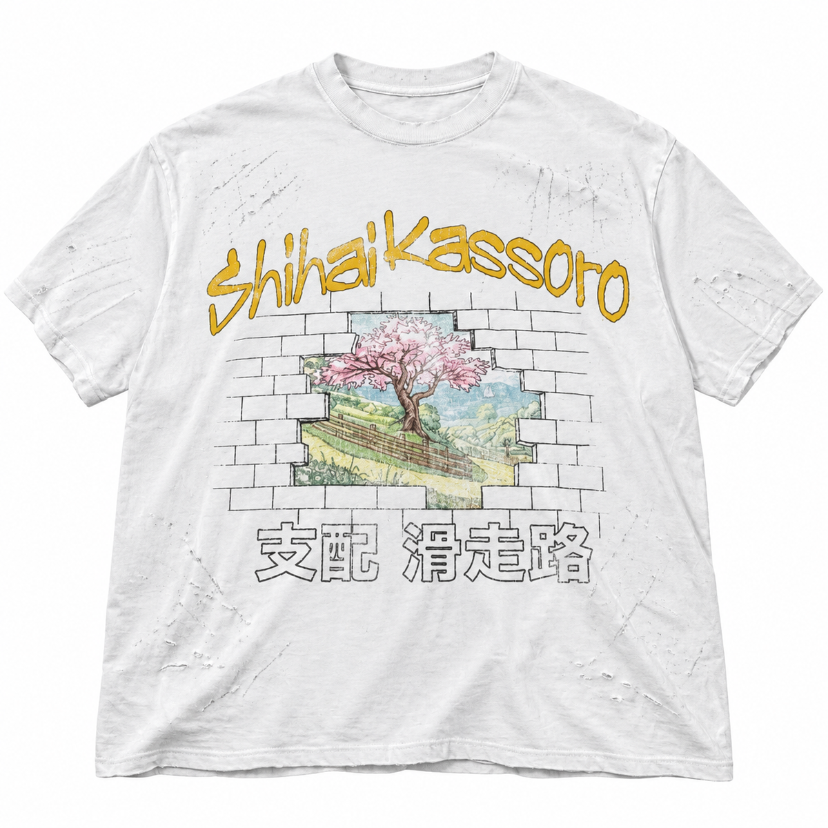 Shihai Kassoro Rose From Concrete Tee Shirt