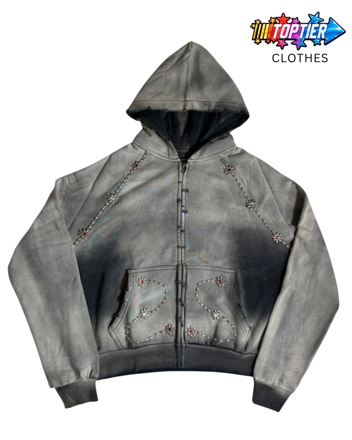 Brainwashed Sunflower Zip Hoodie