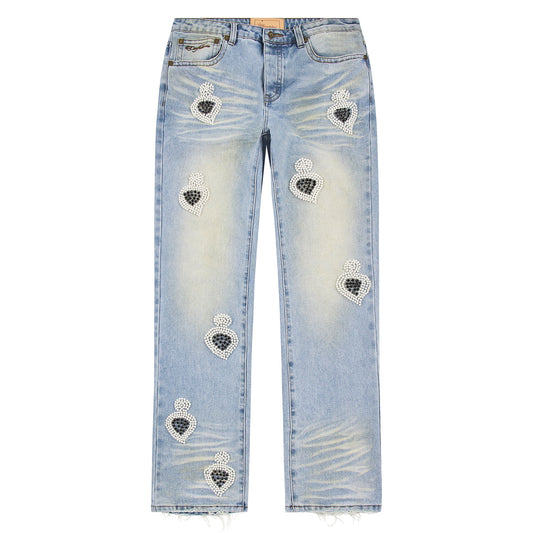 WSC "Light Wash Black Diamond" Denim