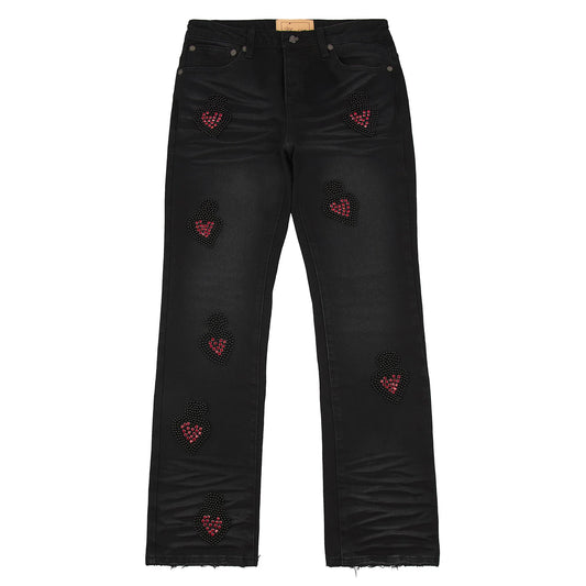 WSC "Black Wash Red Diamond" Denim