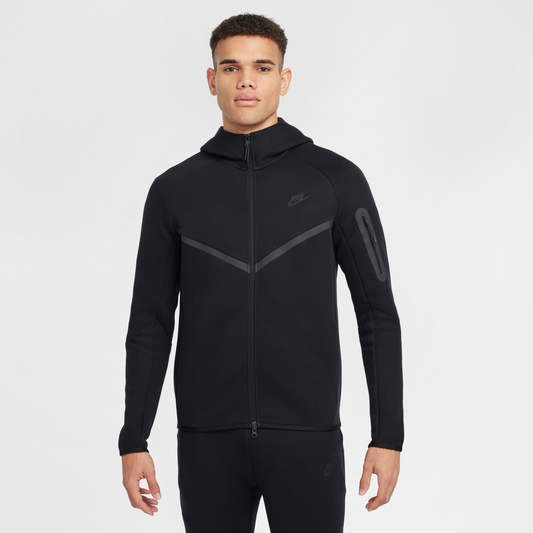 Nike Sportswear Tech Fleece Full Zip Hoodie & Pant Set Black/Black